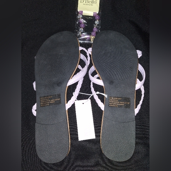 Boobie Brook Criss Cross Braided Sandals - Picture 5 of 5